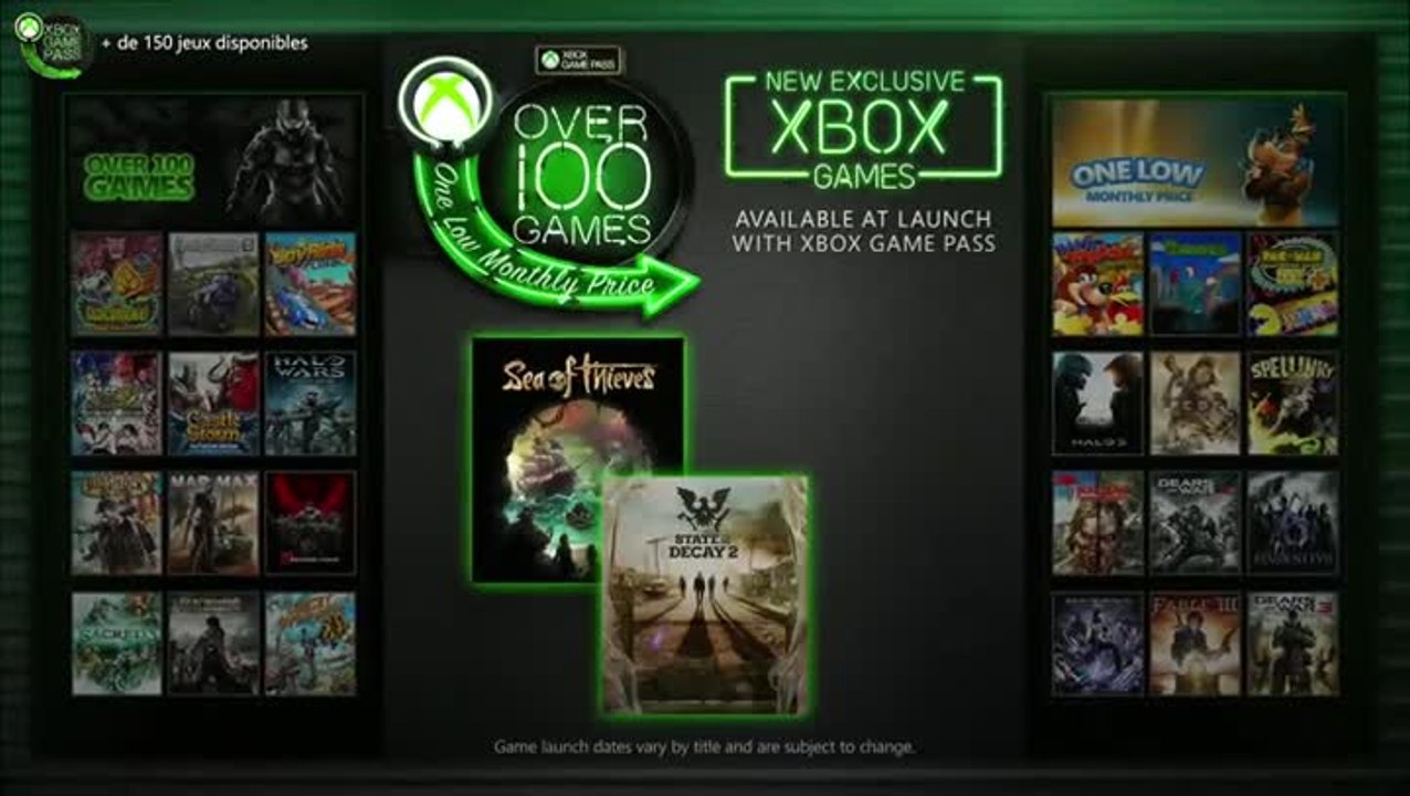 Xbox Game Pass Septembre 2018