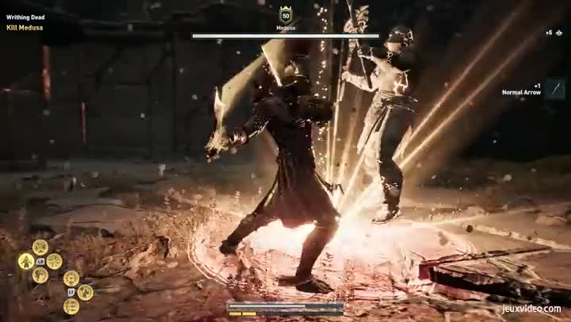 ⁣Assassin's Creed Odyssey - Combat contre la Méduse
