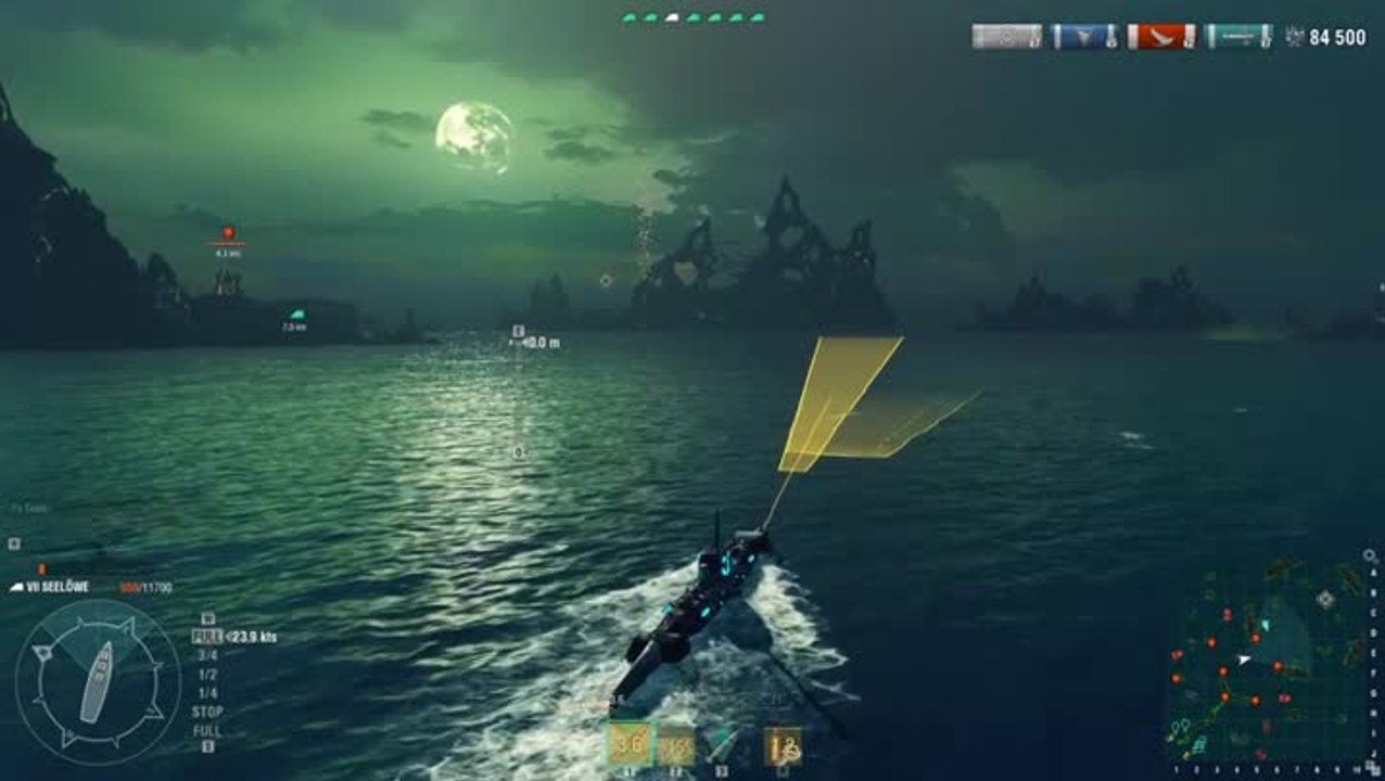 World of Warships Submarines Gameplay