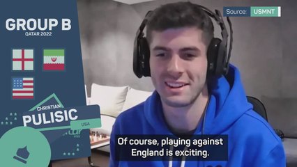 Pulisic relishing facing England in 'World Cup dream'