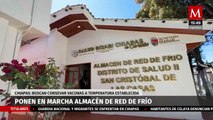 El gobernador de Chiapas, Rutilio Escandón puso en marcha almacén de red de frío