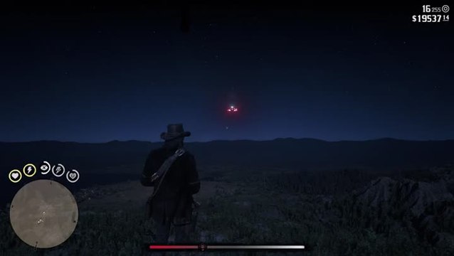 Un OVNI dans le ciel de Red Dead Redemption 2