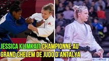 Jessica Klimkait championne au Grand chelem de judo d’Antalya