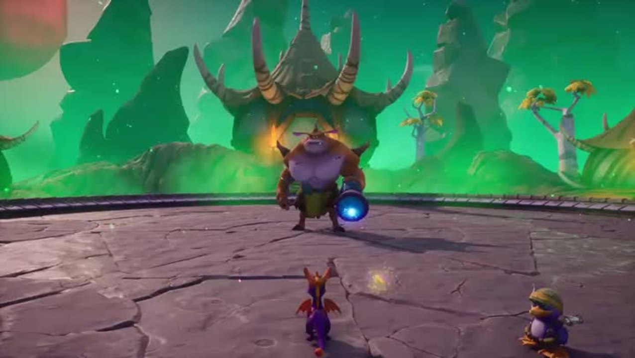 Spyro Year of the Dragon : Combat contre Spike