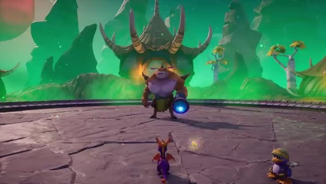 Spyro Year of the Dragon : Combat contre Spike