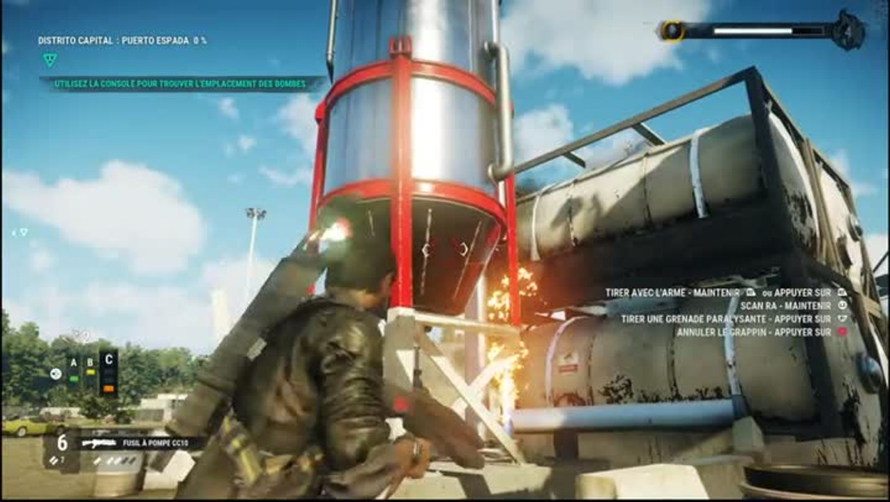 Just Cause 4 : Un grappin source de créativité