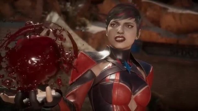 Mortal Kombat 11 : Skarlet aiguise ses lames sur Sonya Blade