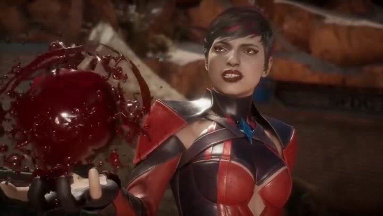 Mortal Kombat 11 : Skarlet aiguise ses lames sur Sonya Blade