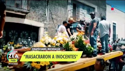 "Masacraron a inocentes": familiares y amigos de víctimas del palenque en Zinapécuaro