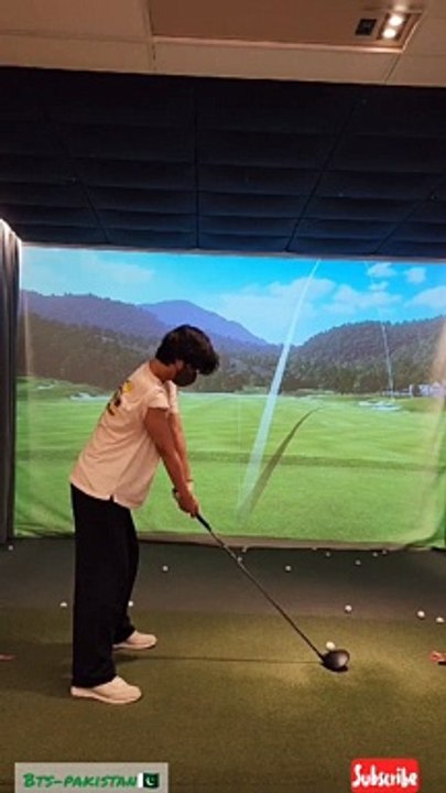 Golf Genius Kim Taehyung #taetae #btsv #kimtaehyung #btspakistan