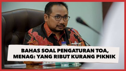 Kembali Bahas Soal Pengaturan Toa Masjid, Menag Yaqut: Yang Ribut Kurang Piknik