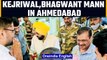 Kejriwal, Bhagwant Mann hold roadshow in Gujarat after Punjab triumph | Oneindia News