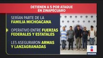Detienen a 5 presuntos implicados en masacre de Zinapécuaro, Michoacán