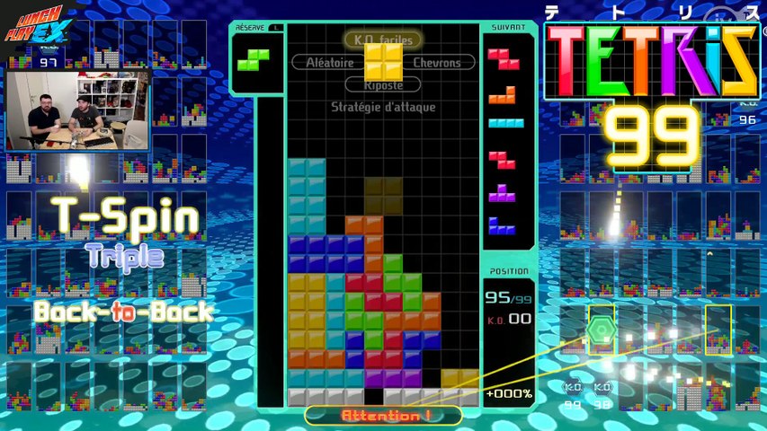 Tetris 99 : tout sur les T-Spin - Vidéo Dailymotion