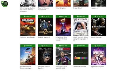 Xbox Game Pass Mars 2019