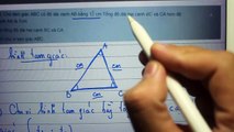 Bài tập chu vi hình tam giác