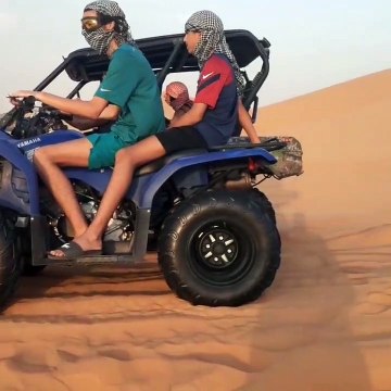 Buggy ride, quad bike ride desert safari Dubai