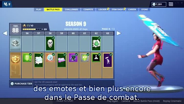Fortnite : présentation du nouveau pass de combat