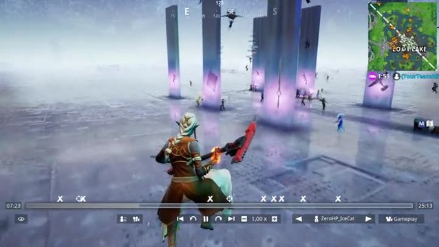 Fortnite : utilisation du replay événement fin saison 8