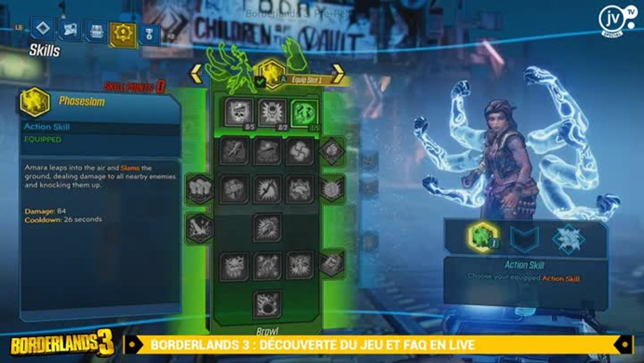Borderlands 3 keynote : Compétences et coop