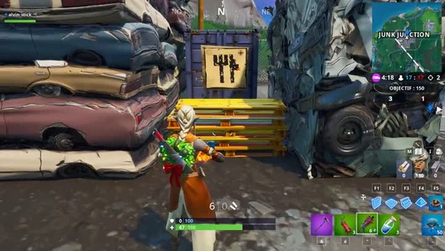 Fortnite : carte au trésor de Junk Junction / Fatal Fields