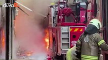 Sarıyer'de kebapçıda yangın: 3 binaya sıçradı