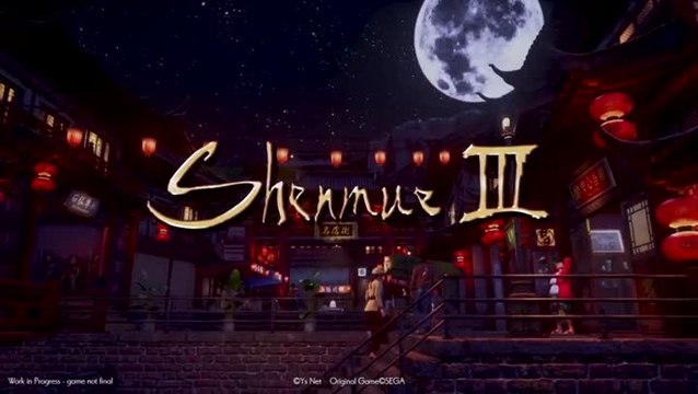 Shenmue III hérite encore d'un nouveau trailer - E3 2019