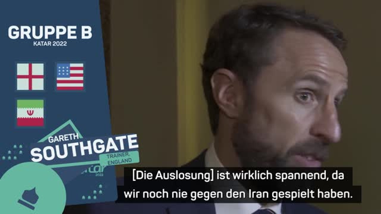 Southgate freut sich über “spannende” Auslosung