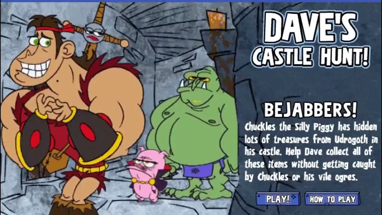 Dave The Barbarian: Dave's Castle Hunt [Adobe Flash Player] xBuster6 YouTube Gameplay