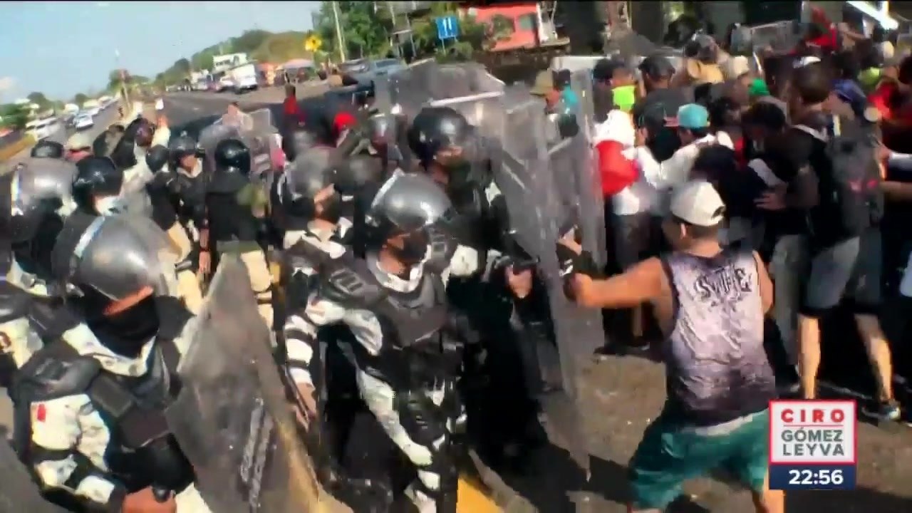 Guardia Nacional desarticula caravana migrante que simulaba Vía Crucis
