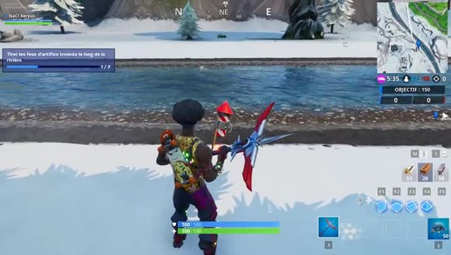 Fortnite, défi des 14 jours d'été : Tirer 3 feux d'artifices trouvés le long de la rivière