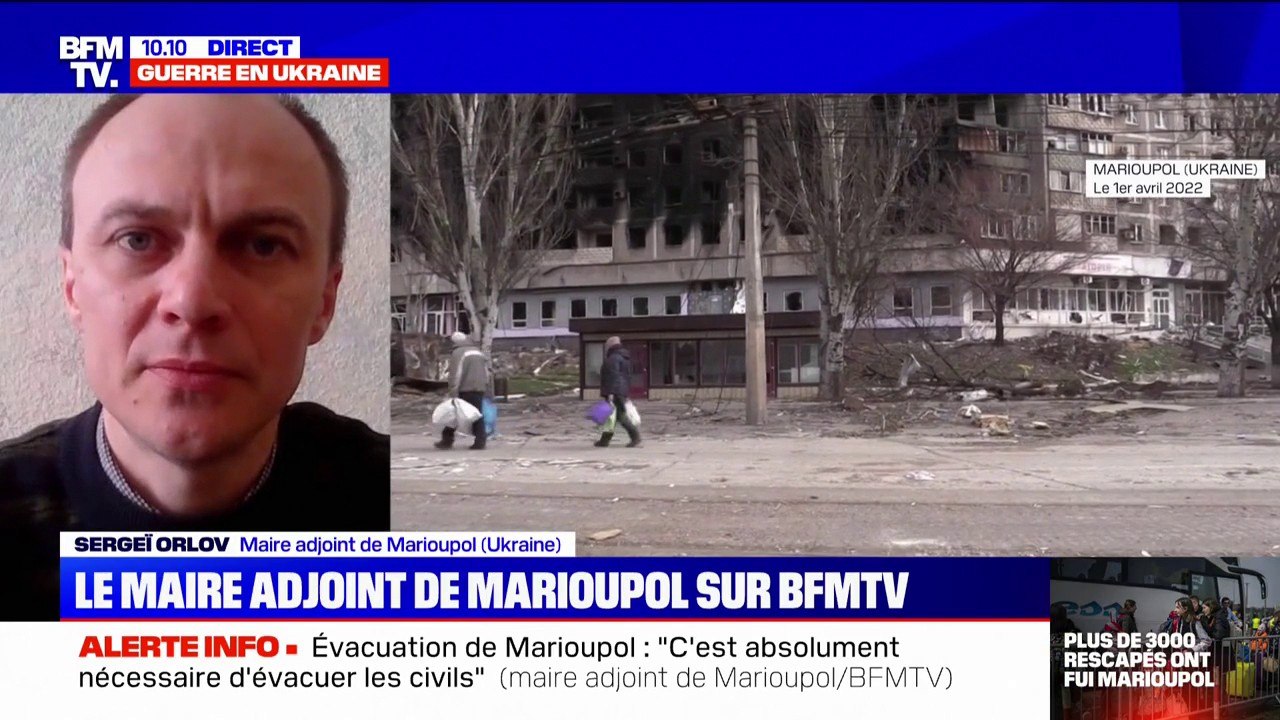 Sergeï Orlov, maire adjoint de Marioupol: "Les habitants vivent dans des conditions terribles"