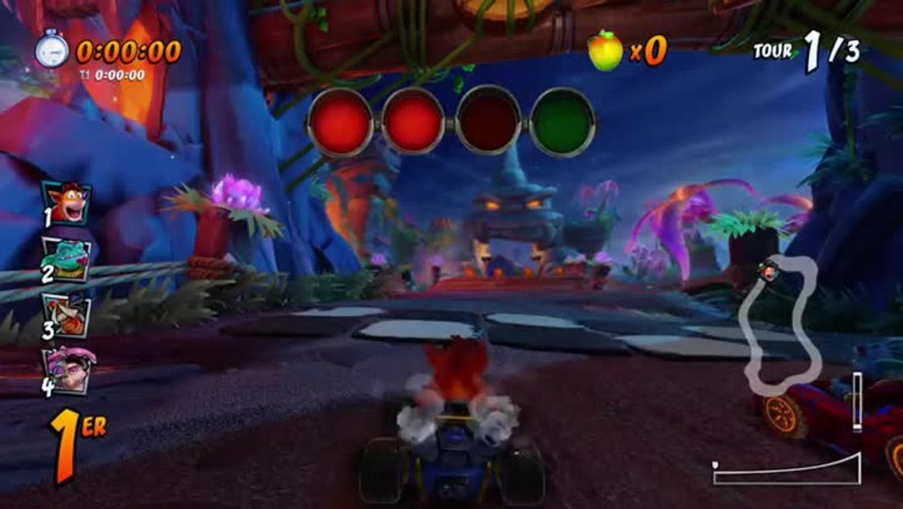 Crash Team Racing Nitro-Fueled : Île Infernale, lettres CTR