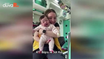 Acil tıp teknikeri terk edilmiş bebeğe sütannelik yaptı