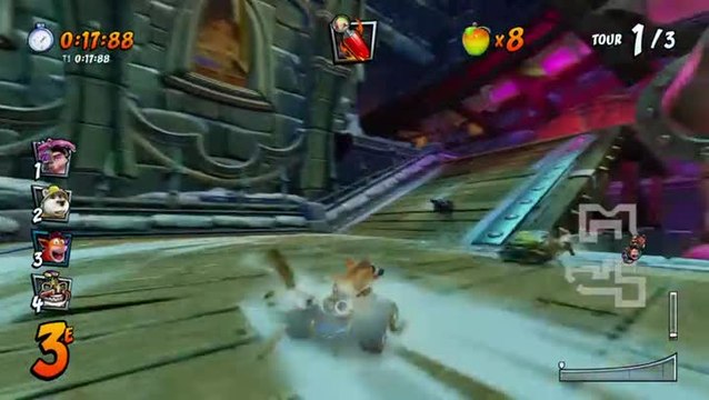Crash Team Racing Nitro-Fueled : Wumpa l'Horloge,