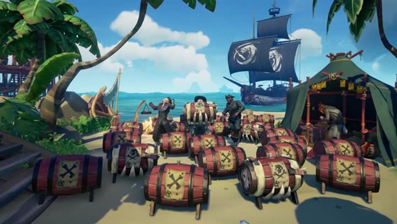 Sea of Thieves : Mise à jour Black Powder Stashes