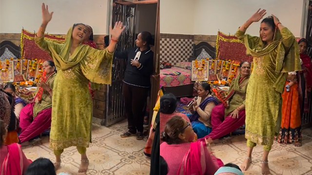 Chaitra Navratri 2022: Sapna Choudhary का माता रानी सत्संग में ठुमके जयकारे Viral Video | Boldsky