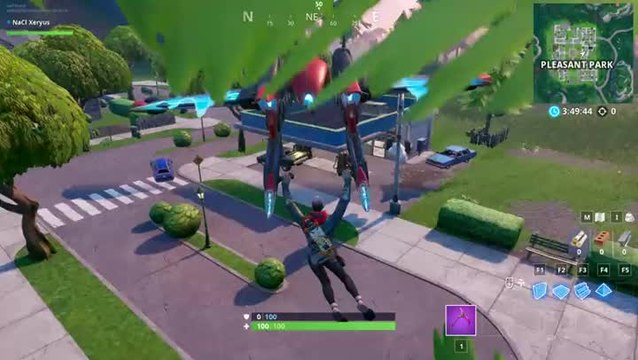 Fortnite, saison 10 : Utiliser un aérosol sur trois stations-services