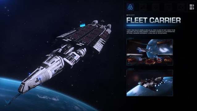 Elite Dangerous Fleet Carrier Gamescom Reveal
