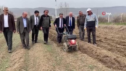 Tokat Valisi Balcı, çapa yaptı