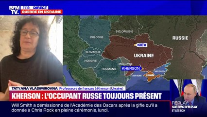 "La guerre nous a unis": une professeure de français qui habite Kherson, en Ukraine, témoigne sur BFMTV
