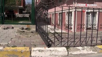Beylikdüzü'nde görenleri şaşkına çeviren olay! Kendilerine ait olduğu ortaya çıkınca kaldırıma tel ördü çektiler