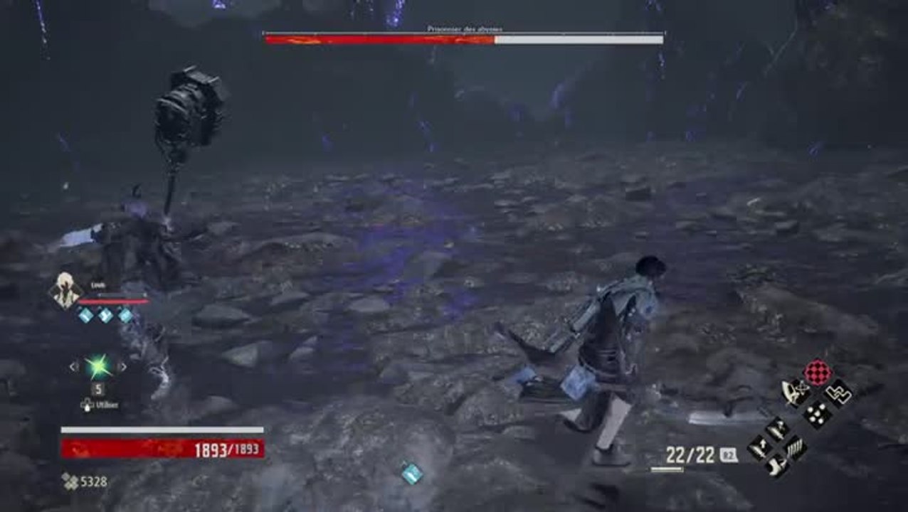 Code Vein boss Prisonnier des Abysses