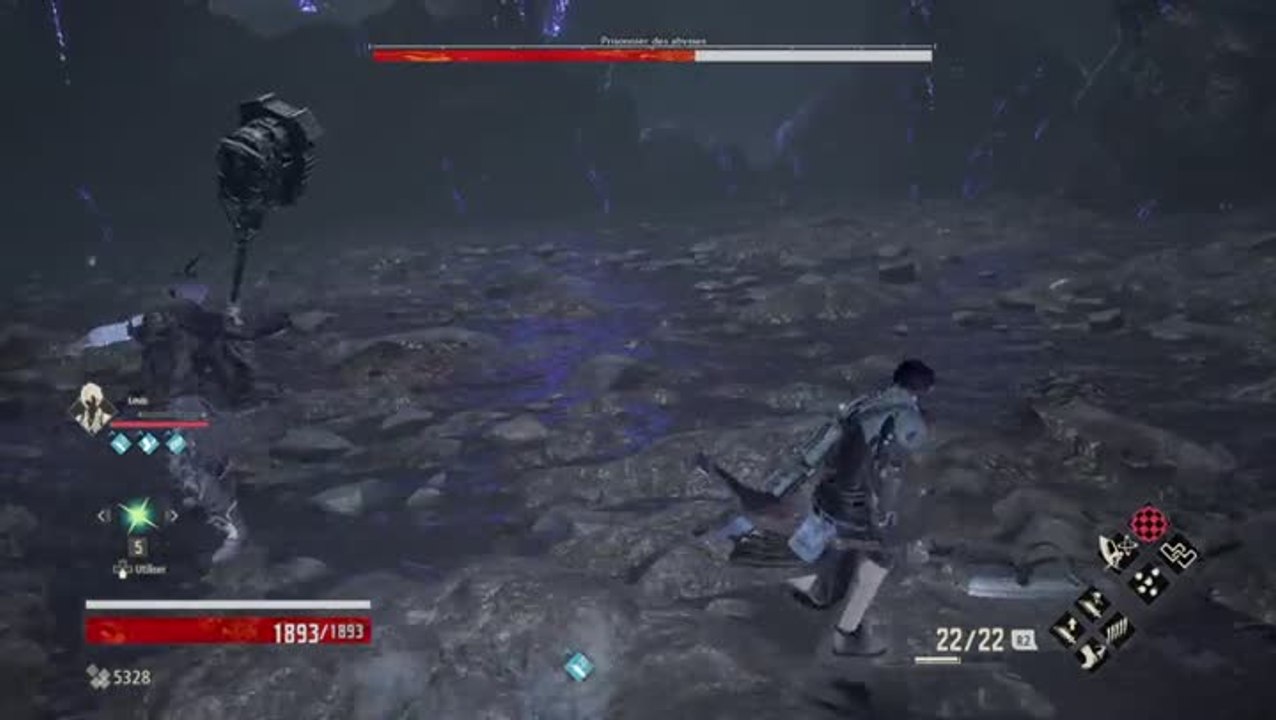 Code Vein boss Prisonnier des Abysses