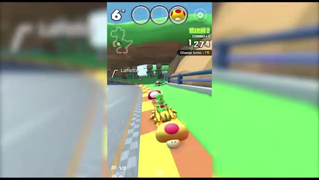 Mario Kart Tour : raccourci Circuit Yoshi (1)