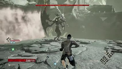 Code Vein, combat de boss contre le Chevalier de la Reine