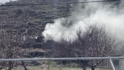 Son dakika haber | Bir bağ evinde aynı gün iki kez yangın çıktı