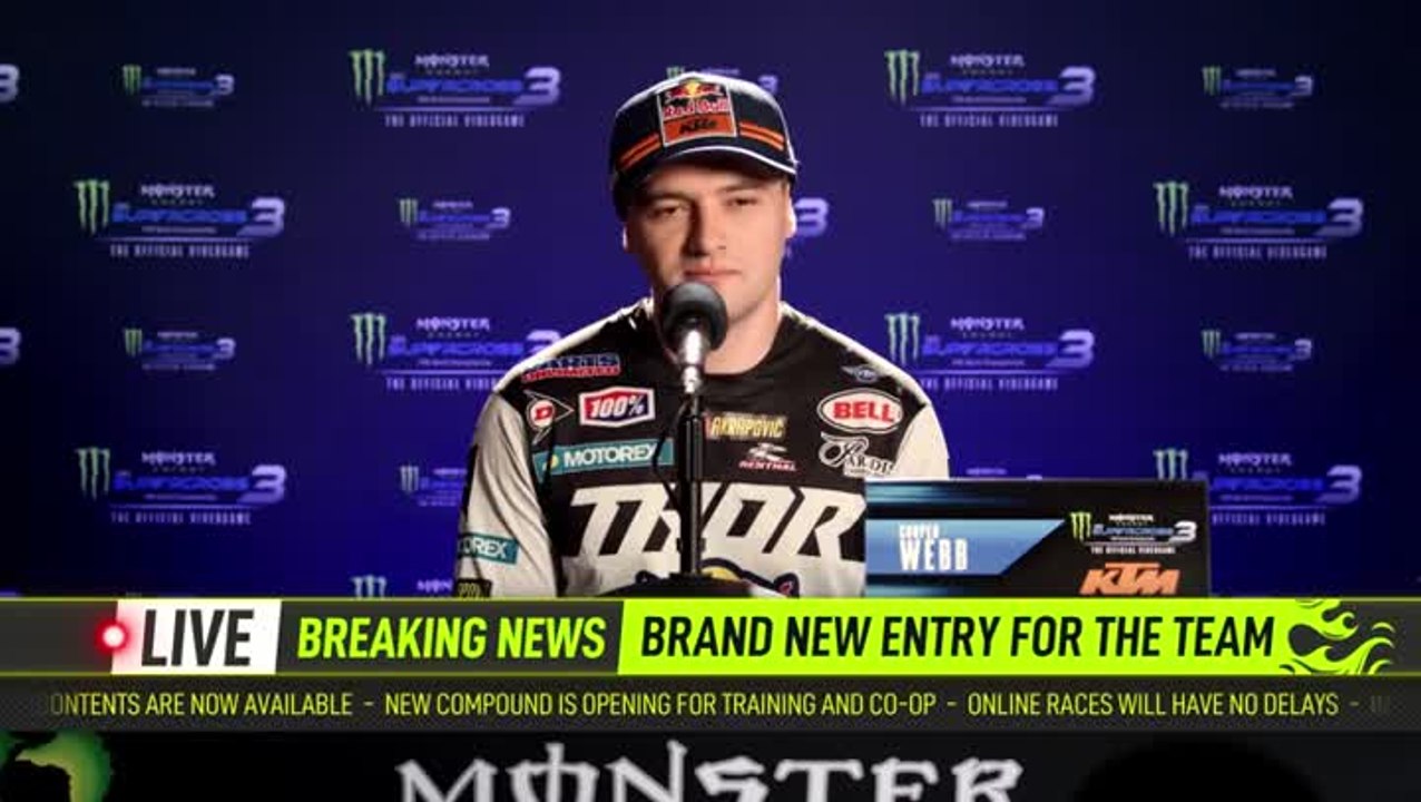 Supercross 3 Announcemen