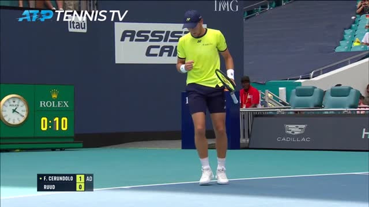 Highlights: Ruud zieht ins Miami-Finale ein