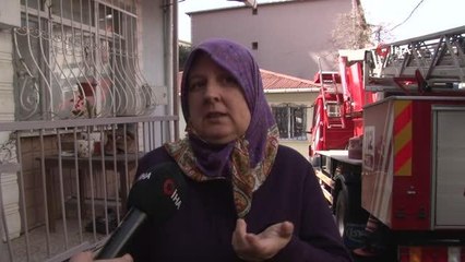 Sarıyer'de evi yanan vatandaştan itfaiyecilere tepki